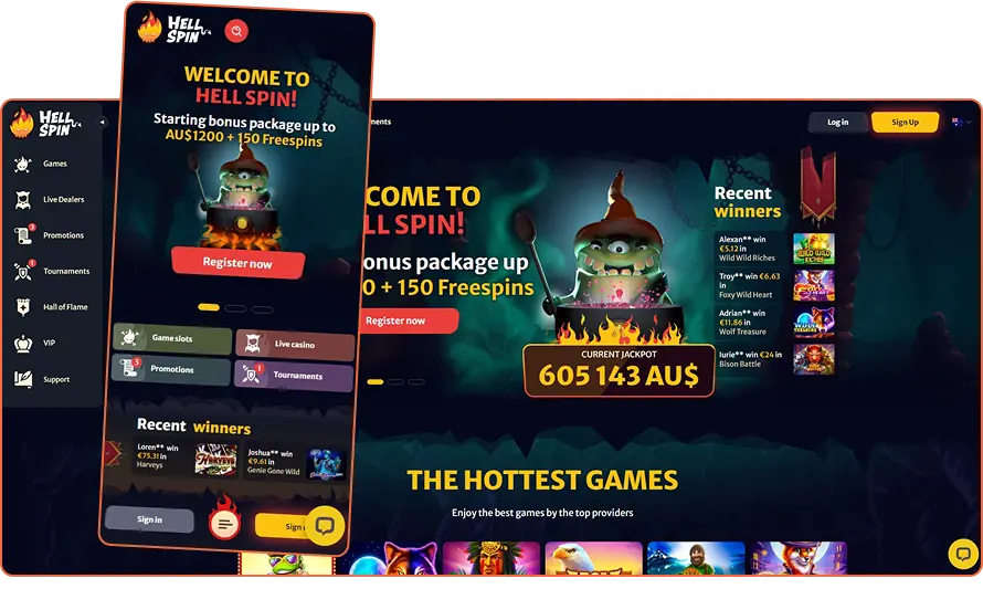 Hell Spin Mobile App - A Top-Notch Casino That Fits in Your Pocket!